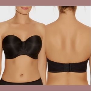 Fantasie Black Strapless Bra